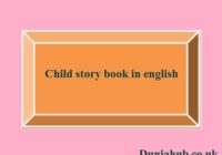 Child story book in english