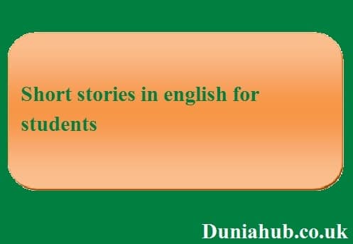 Short stories in english for students | {I still feel my mistake}