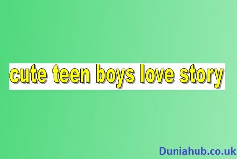 Cute teen boys