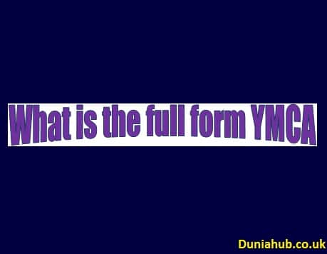 What is the full form YMCA