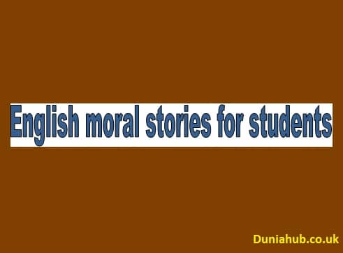 English moral stories for students
